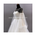 Hot Selling Sheer White Long Sleeve Lace Bridal wedding dress ball gown